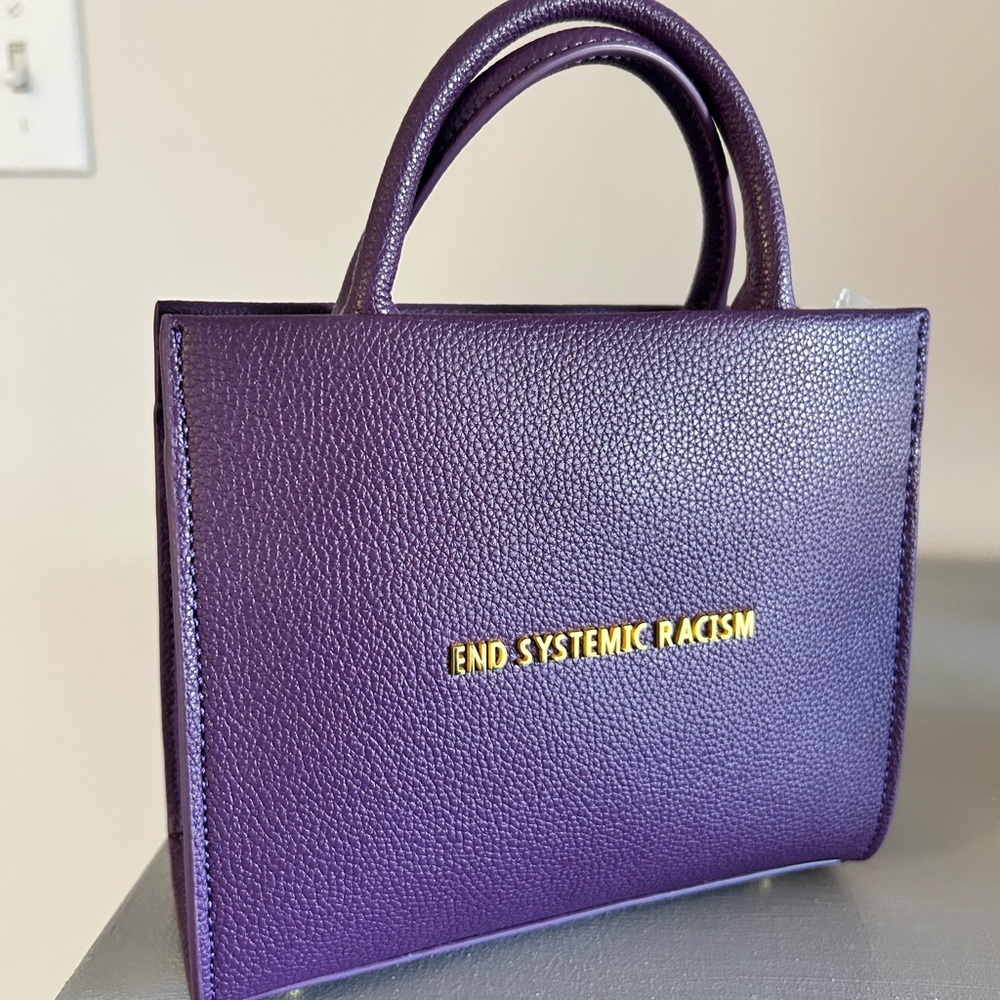Brandon Blackwood End Systemic Racism purse💜